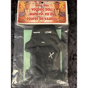 Black Anna Riva Voodoo Doll for Spells and Uncrossing